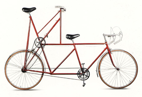 Bicicleta alta de Jacques Carelman